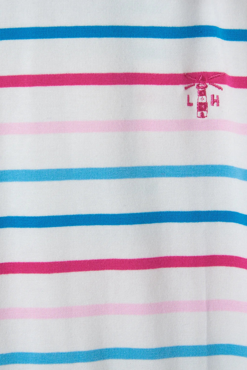 Lighthouse Kids Penelope Playsuit - Blue Pink Stripes