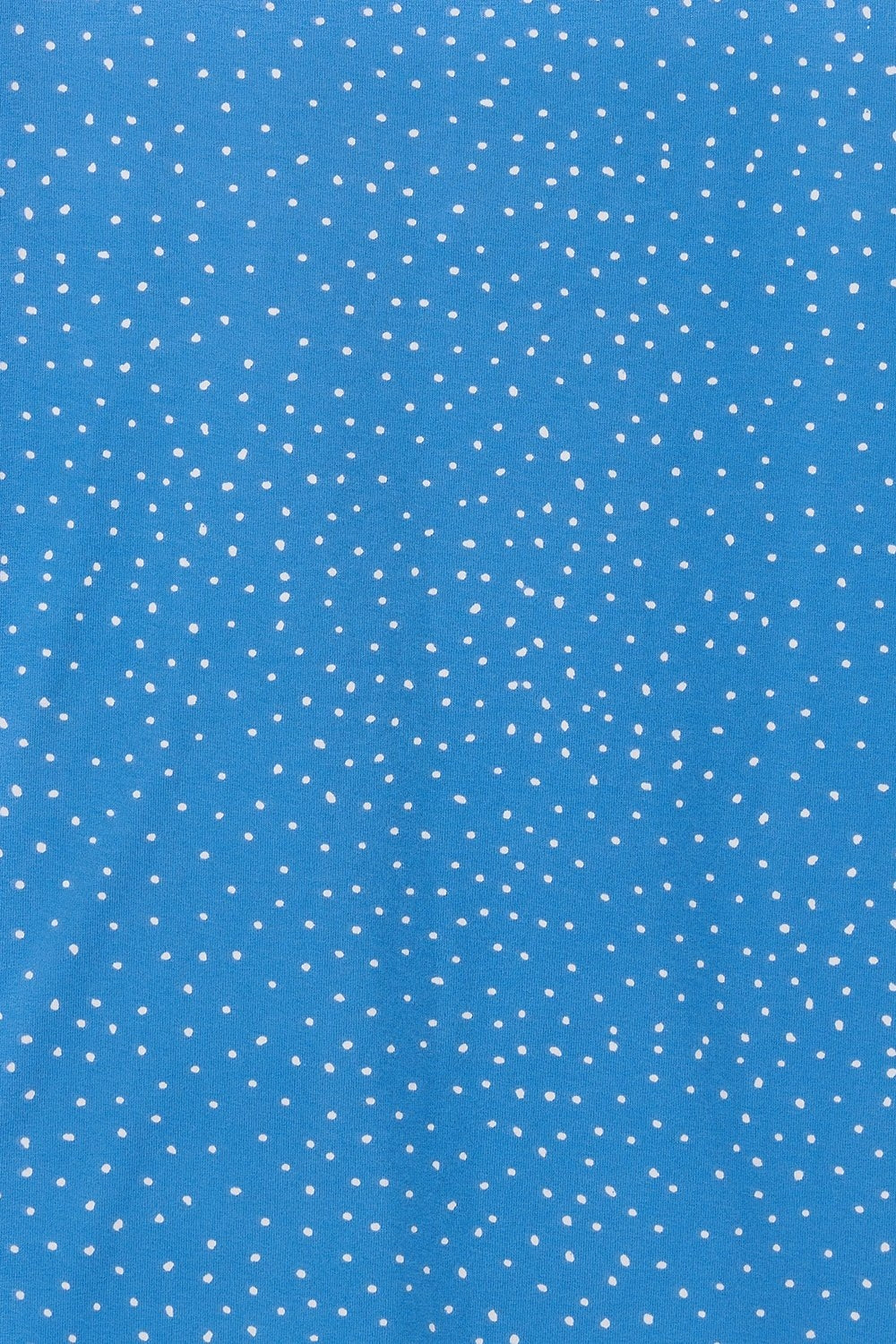 Blue and white polka dot print women's Ariana t-shirt from Lighthouse.