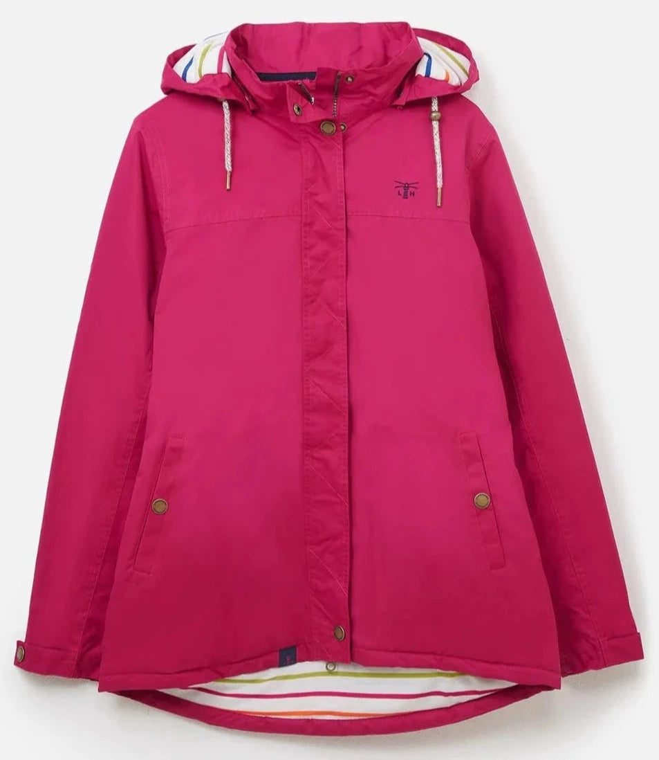 Lighthouse women's Eva padded waterproof coat in Claret.