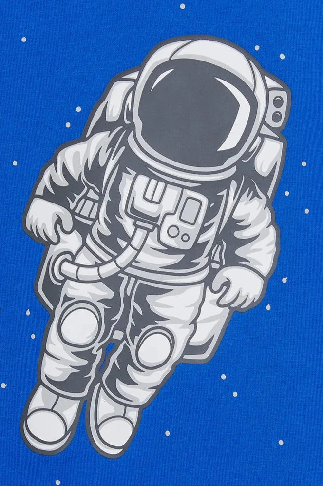 Front logo of spaceman