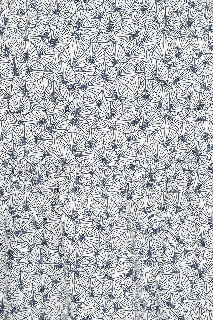 Mudd & Water Womens Dune Skirt - White Lilypad Print