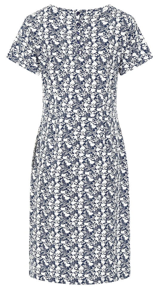Mudd & Water Womens Flora Dress - Navy Foliage Print