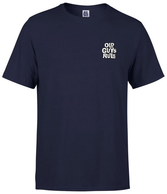 Old Guys Rule Mens 'Bucket List II' Printed T-Shirt - Navy