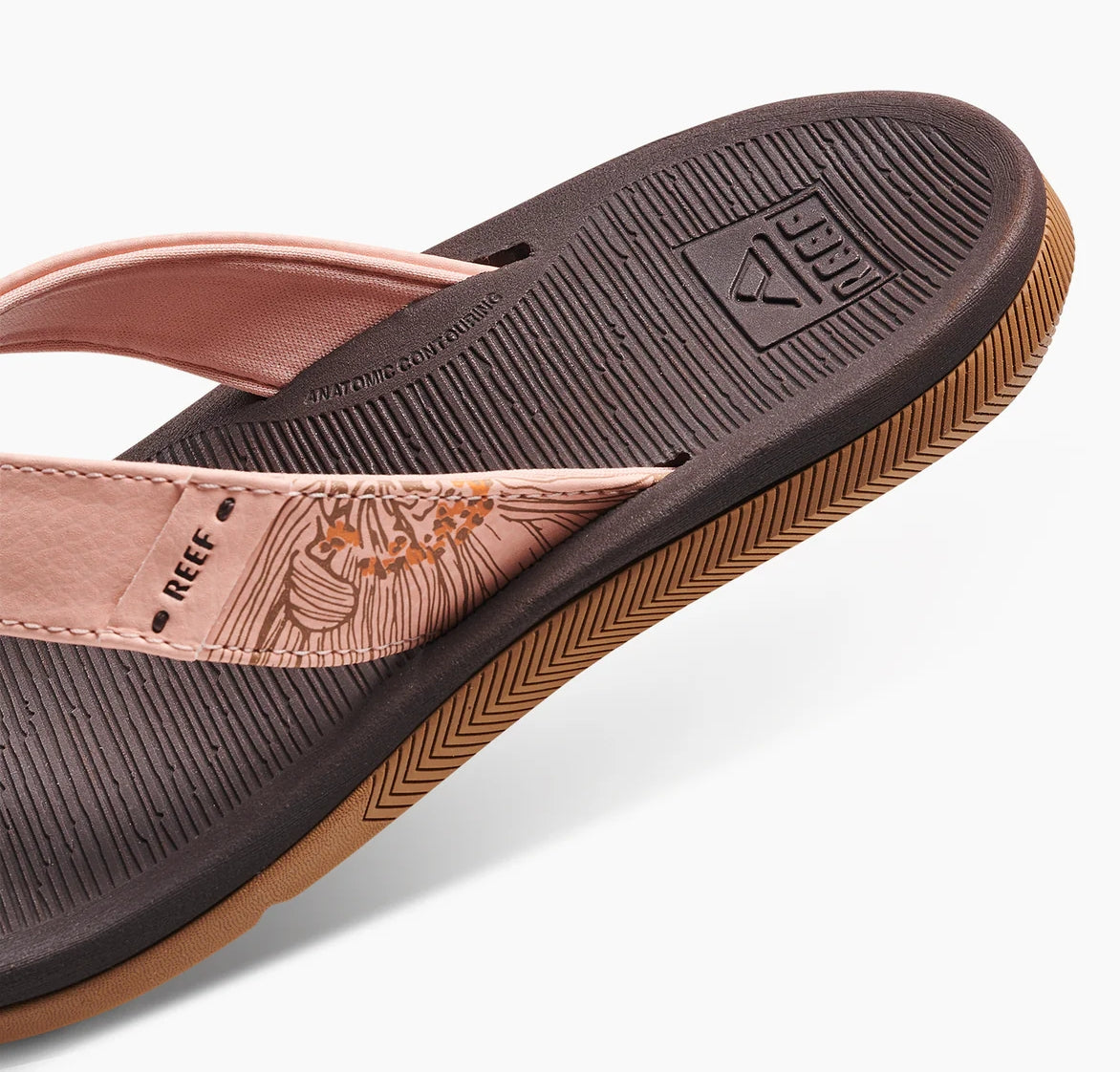 Reef Womens Santa Ana Flip Flops - Peach Parfait