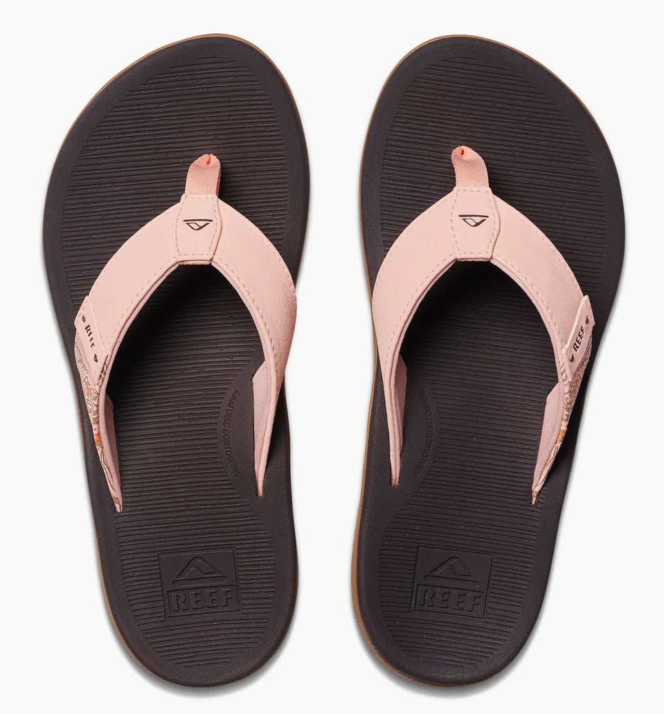 Reef Womens Santa Ana Flip Flops - Peach Parfait