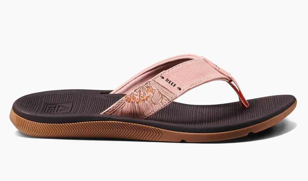 Reef Womens Santa Ana Flip Flops - Peach Parfait