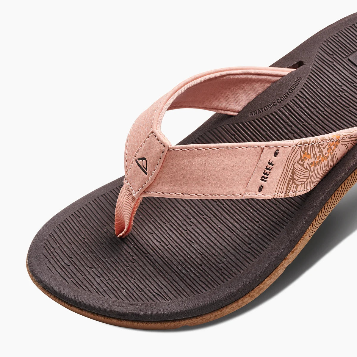 Reef Womens Santa Ana Flip Flops - Peach Parfait