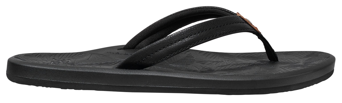 Reef Womens Tides Flip Flops - Black