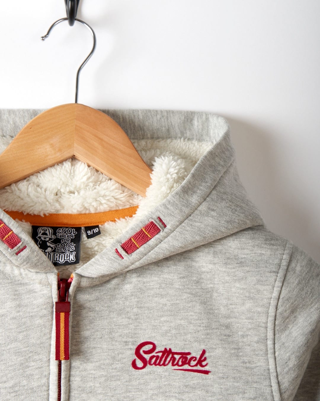 Saltrock kids fur lined hoodie featuring a cozy interior and stylish zip design