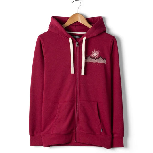 Saltrock Womens Horizon Zip Hoodie Dark Pink