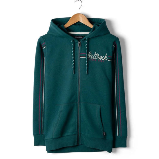 Saltrock Womens Links Zip Hoodie Dark Teal