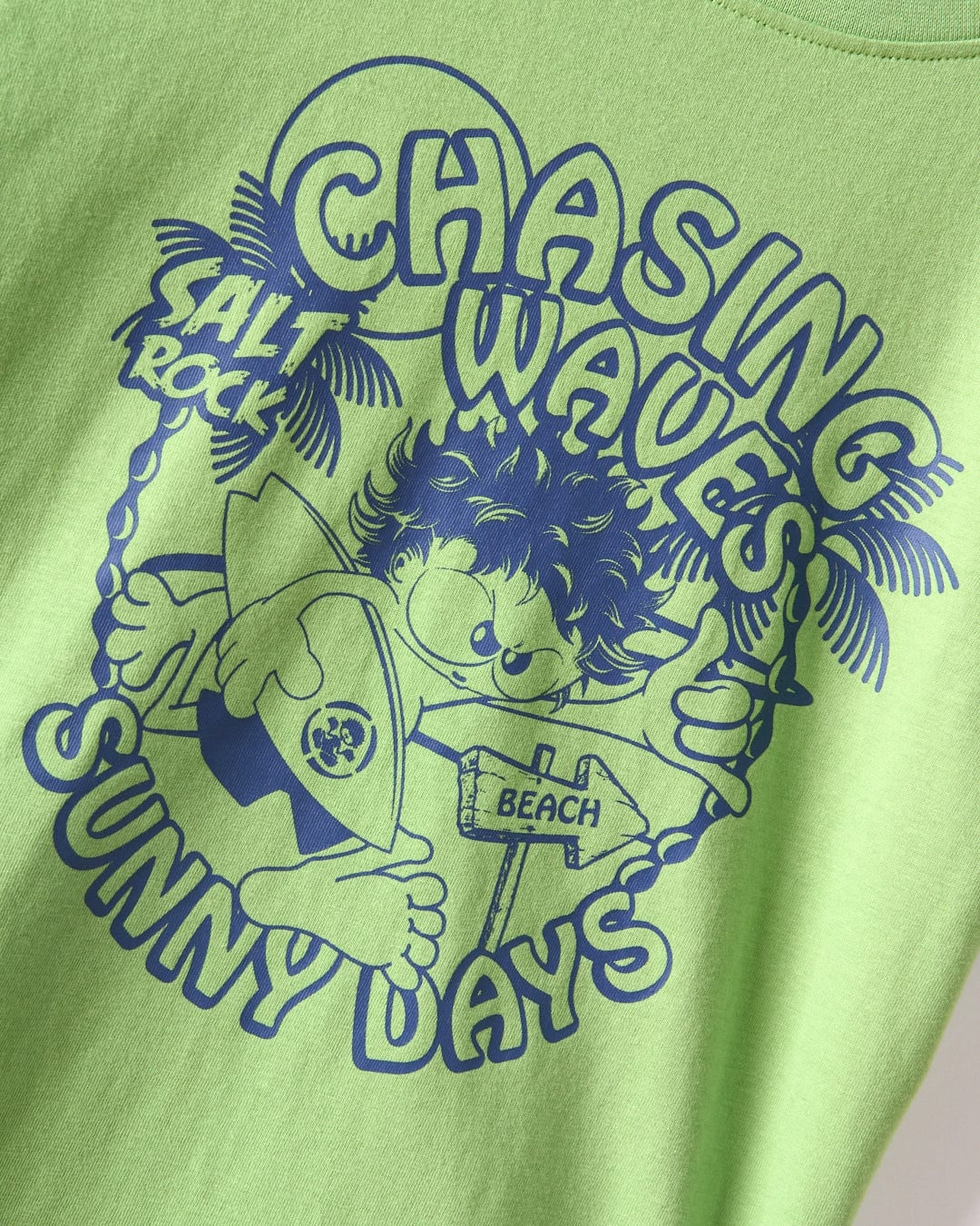 Saltrock Kids Chasing Waves Short Sleeve T-Shirt - Green