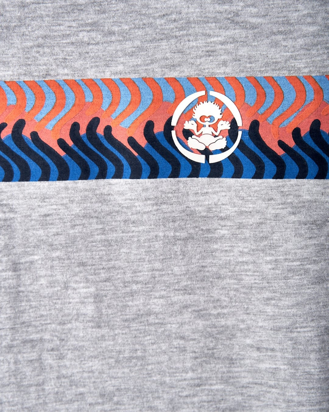 Saltrock Kids Wave Stripe Short Sleeve Tee - Grey