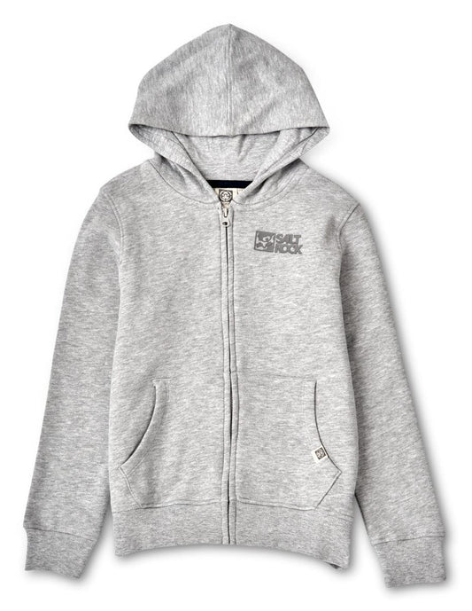 Saltrock Kids Tok Corp Zip Hoodie - Grey Marl