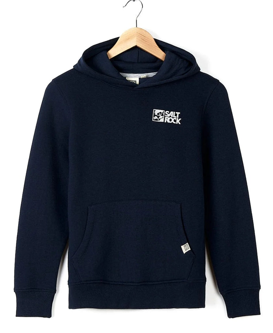 Saltrock Kids Tok Corp Pop Over Hoodie - Dark Blue