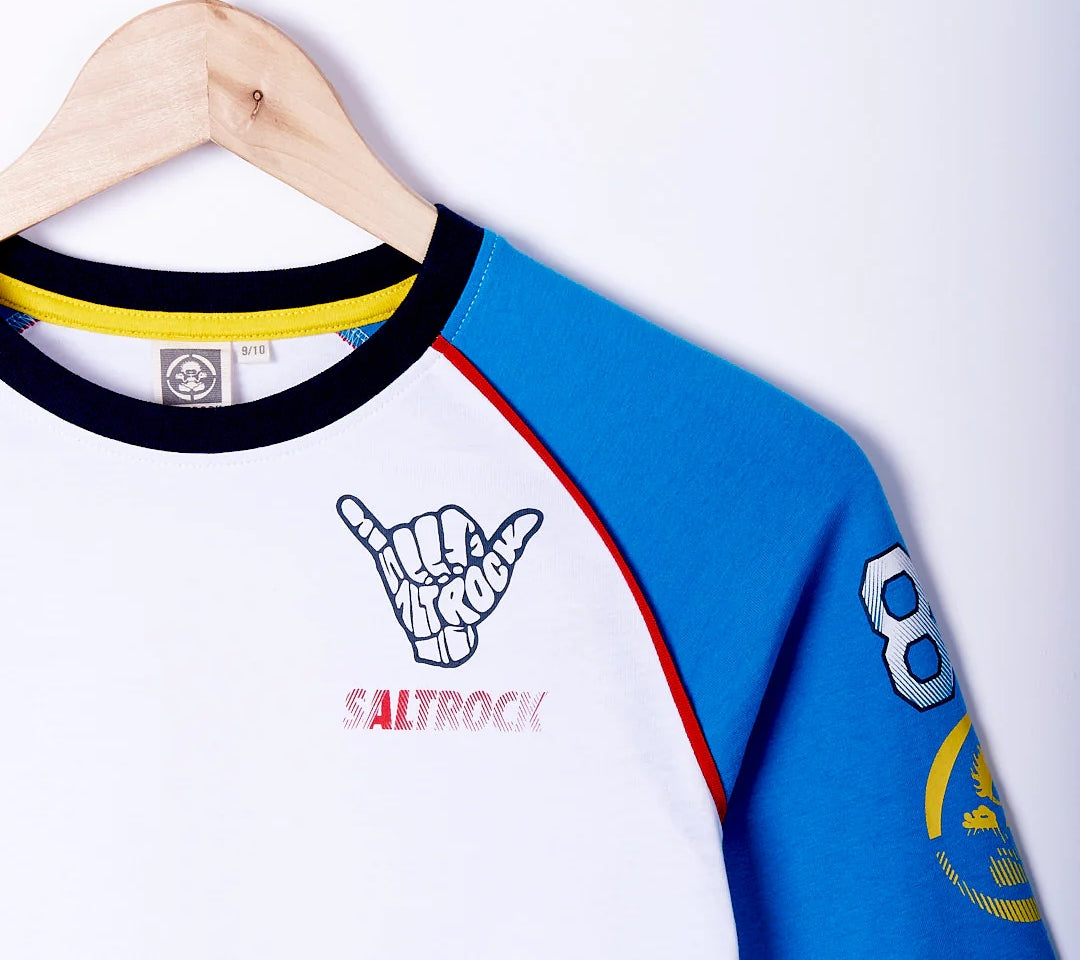 Saltrock Kids Flat Spin Long Sleeve Raglan Tee