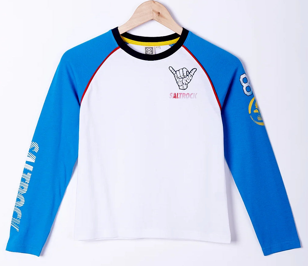 Saltrock Kids Flat Spin Long Sleeve Raglan Tee