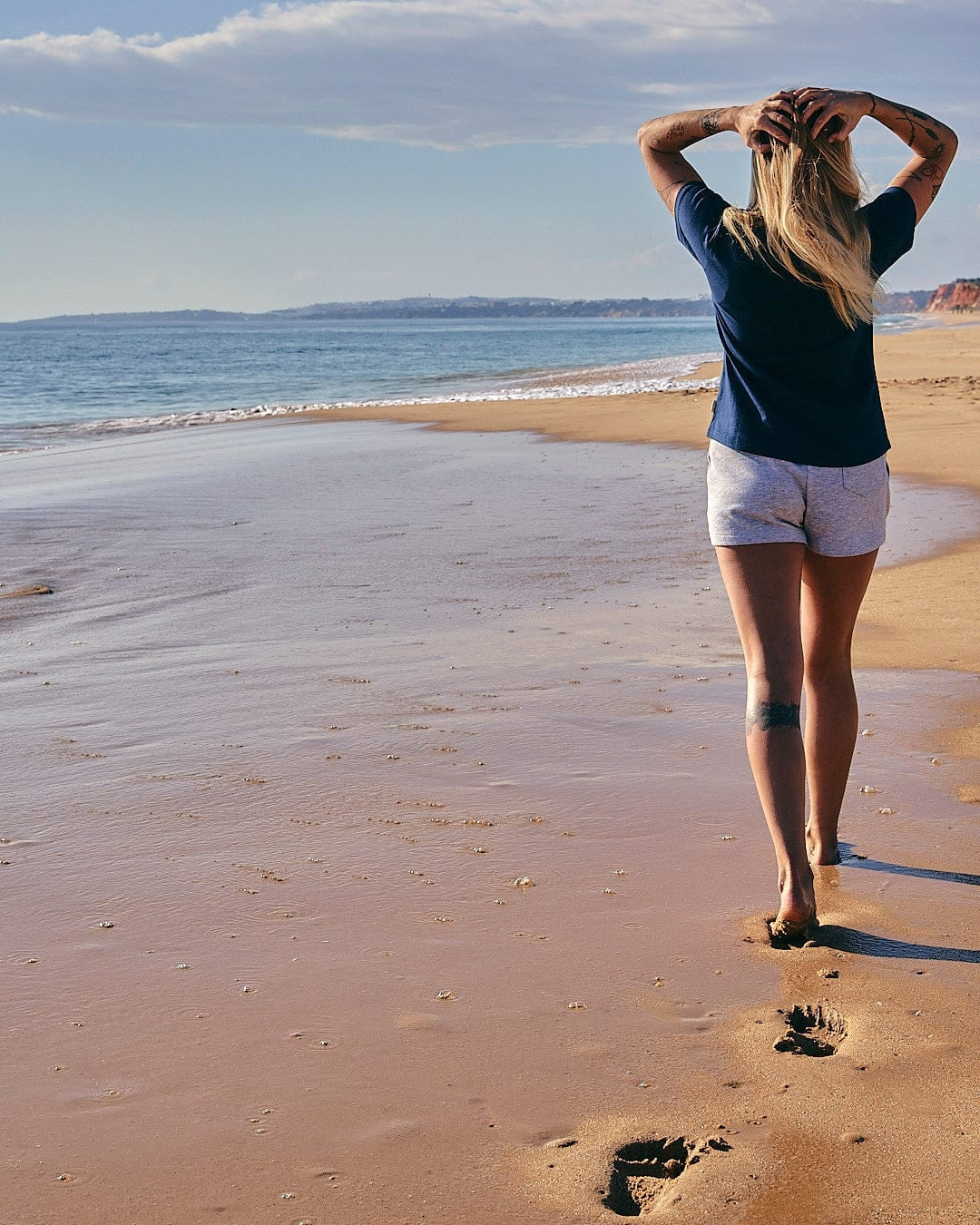 Saltrock Womens Velator Sweat Shorts - Light Grey
