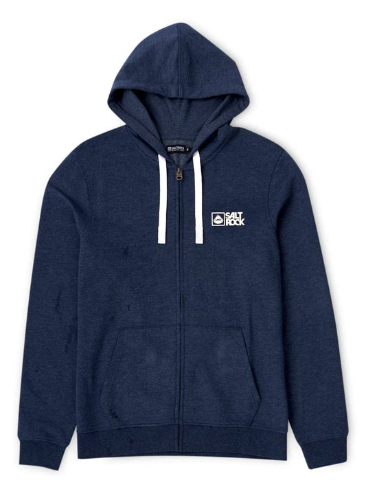 Saltrock Mens Original Zip Hoodie - Blue Marl