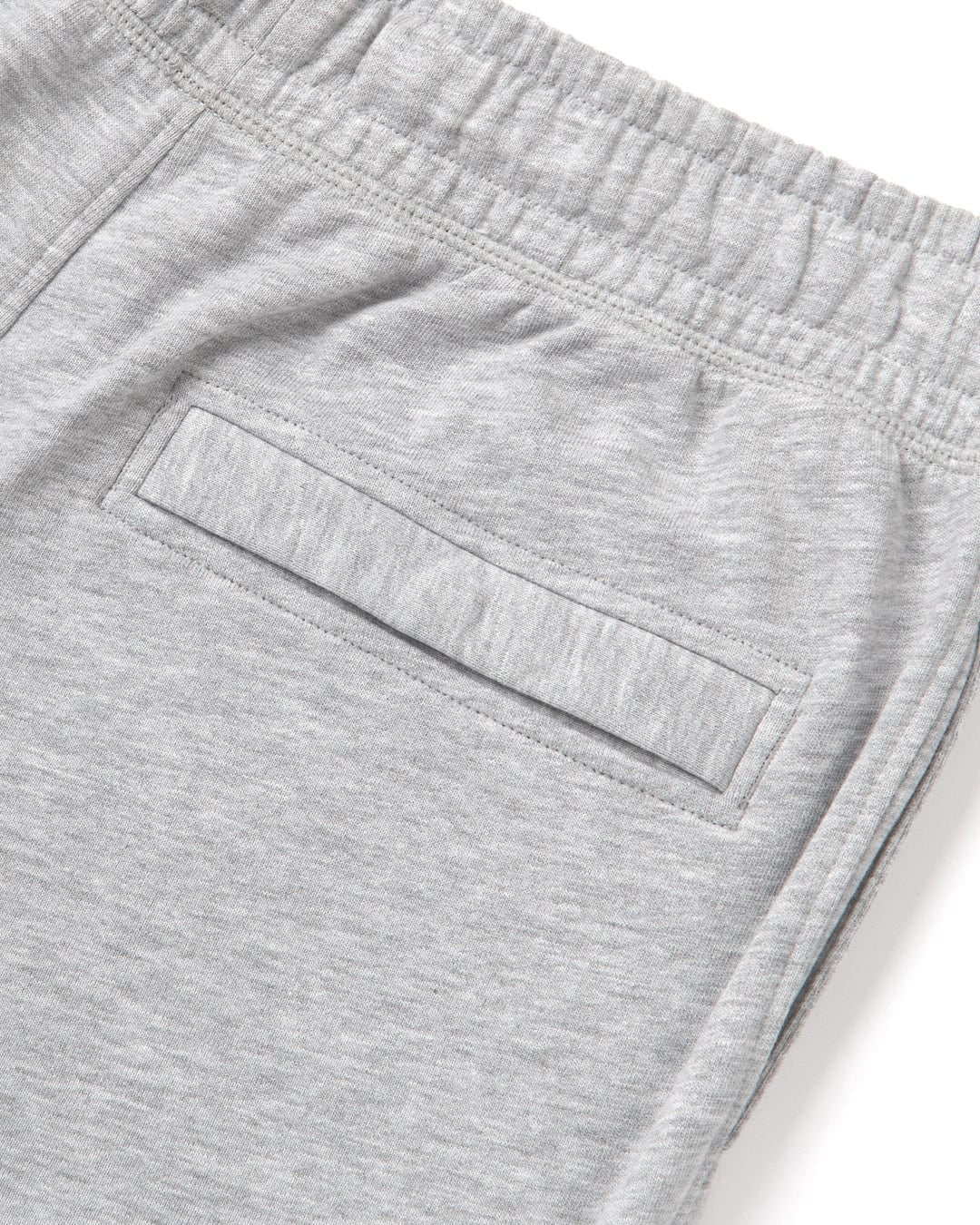 Saltrock men's elasticated waist Original sweat shorts in Grey with back pocket.