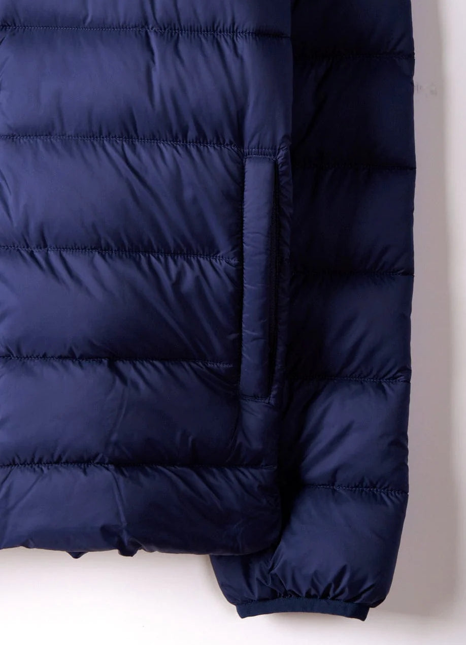 Saltrock Mens Resin Recycled Padded Jacket - Dark Blue