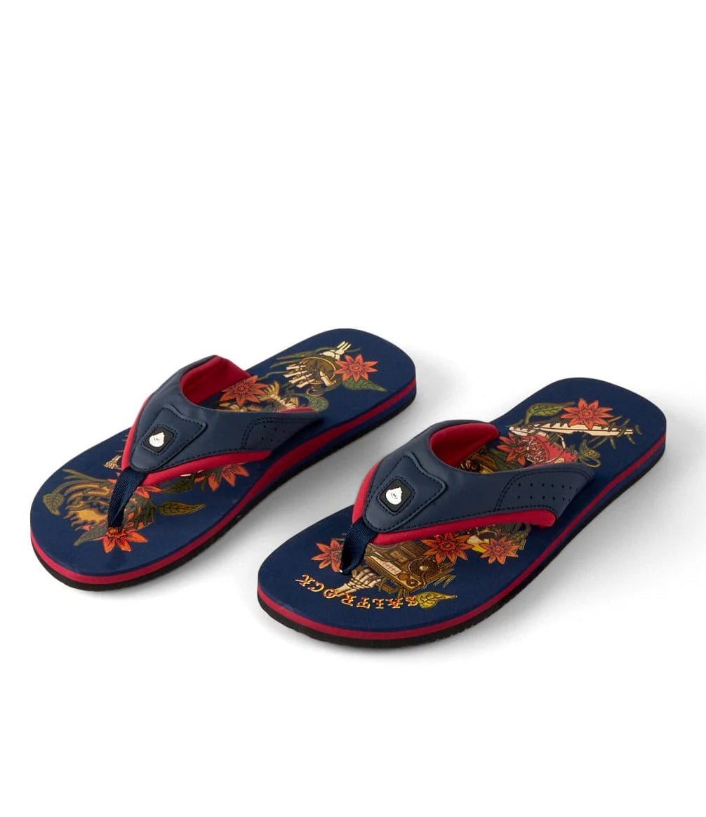 Saltrock Mens Wanderer Flip Flops - Blue
