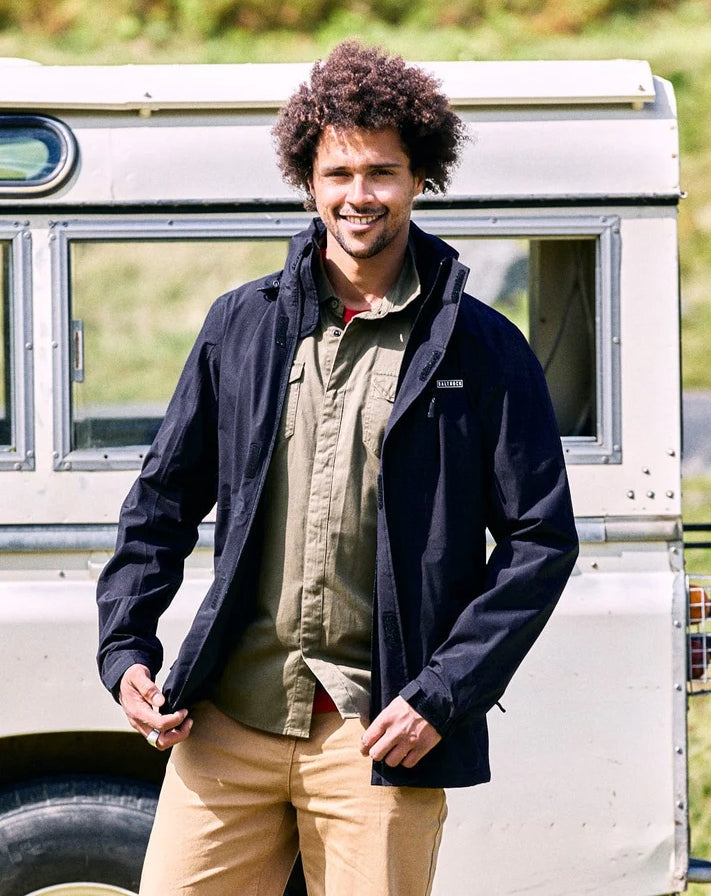 Saltrock Mens Whistler II Waterproof Hooded Jacket - Black