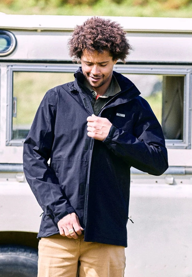 Saltrock Mens Whistler II Waterproof Hooded Jacket Black Salt