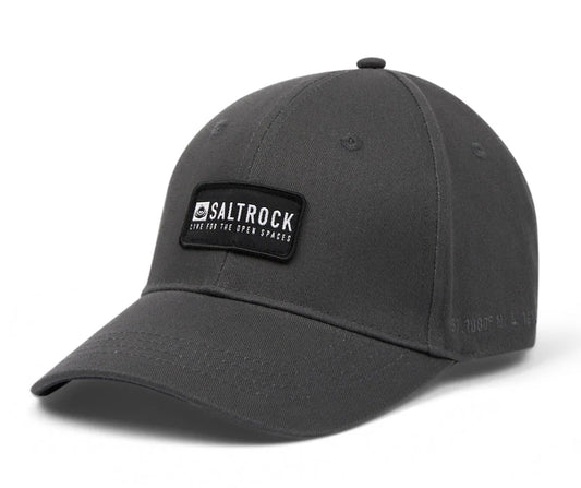 Saltrock adults Dockyard logo patch cap in Dark Grey.