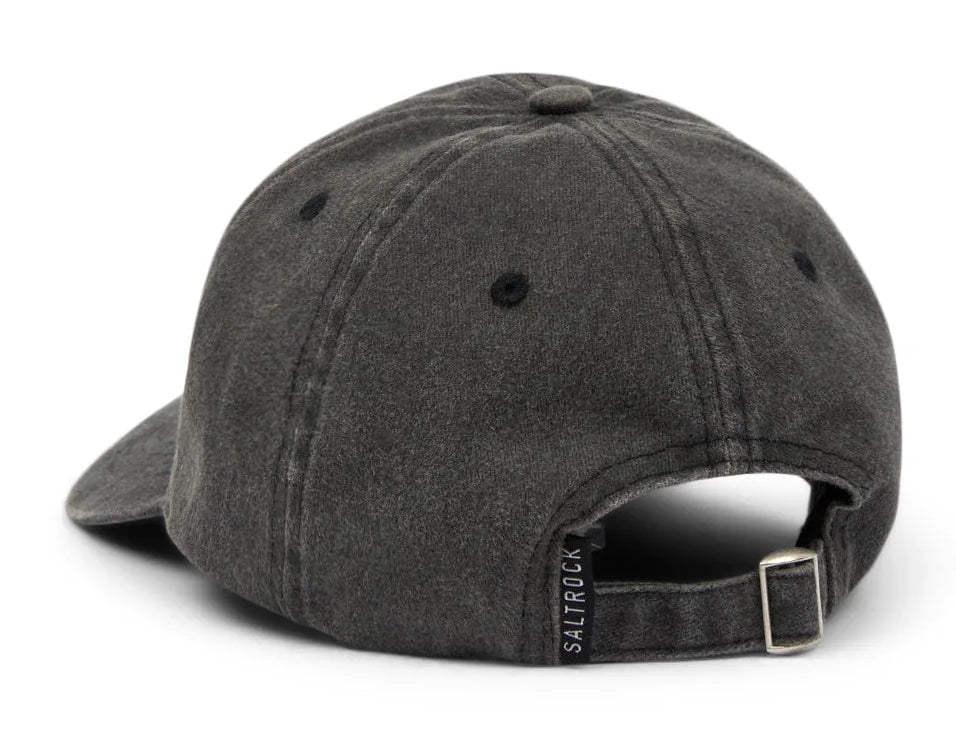 Saltrock Sunburst Cap in Dark Grey with buckle adjustable back.
