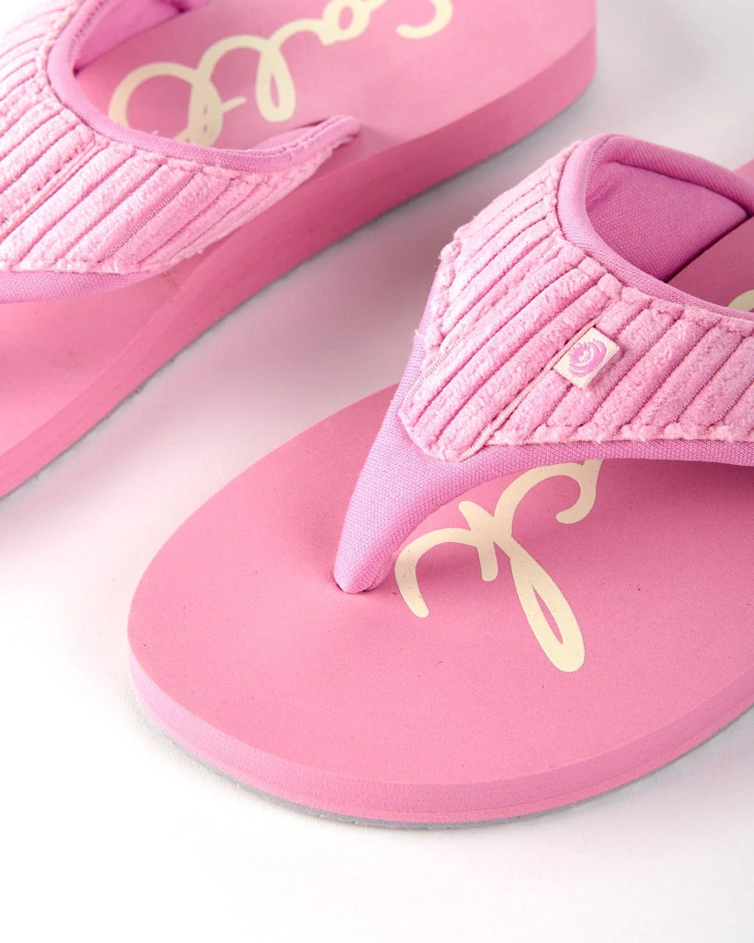 Saltrock Womens Laguna Cord Flip Flops - Pink