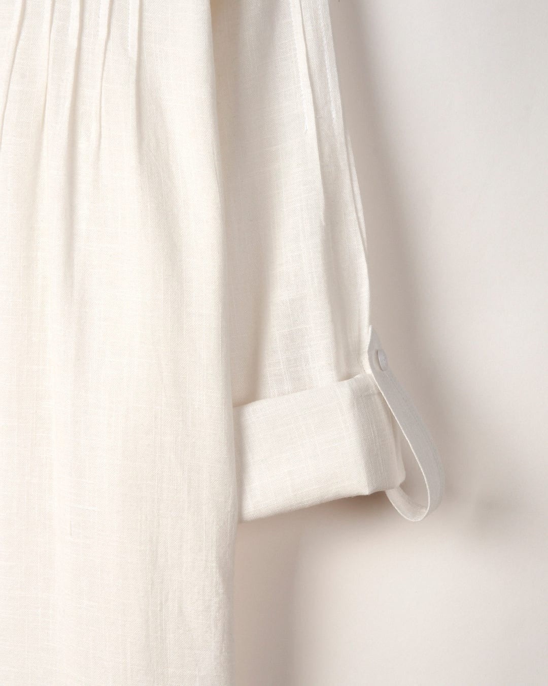 Saltrock women's white Karthi shirt with turn back tab sleeves.