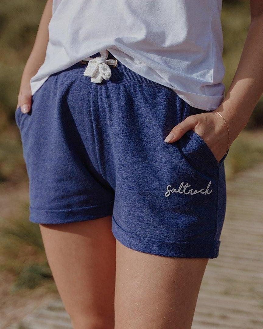 Saltrock Womens Velator Sweat Shorts - Navy Blue