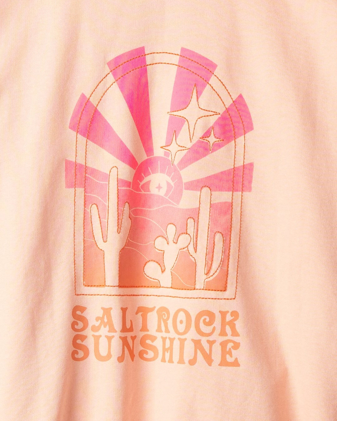 Saltrock Womens Sunshine Pop Hoodie - Peach