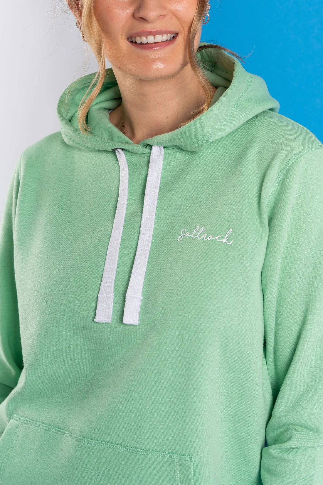 Saltrock Womens Velator Pop Hoodie - Light Green