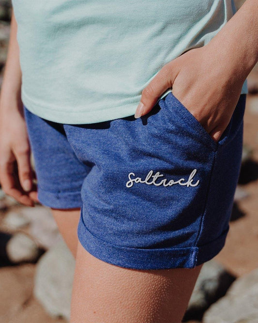 Saltrock Womens Velator Sweat Shorts - Navy Blue