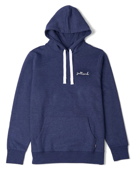 Saltrock women's Velator pop over hoodie in Dark Blue.