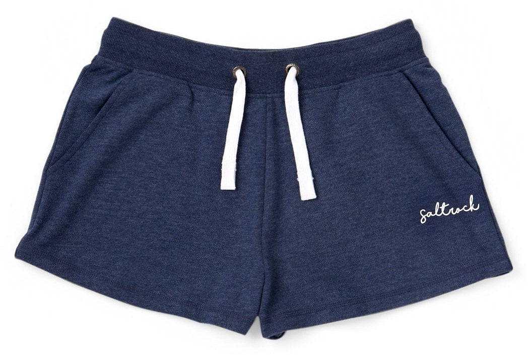 Saltrock women's Velator sweat shorts in Blue Marl.