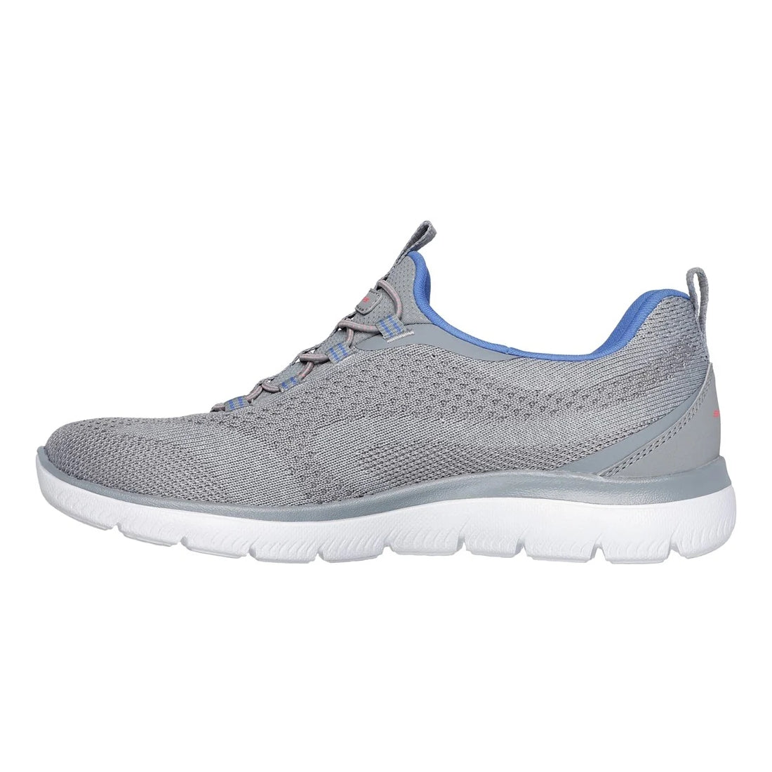 Skechers womens Summits New Nature grey shoes breathable knit slip on walking sneakers with cushioned sole