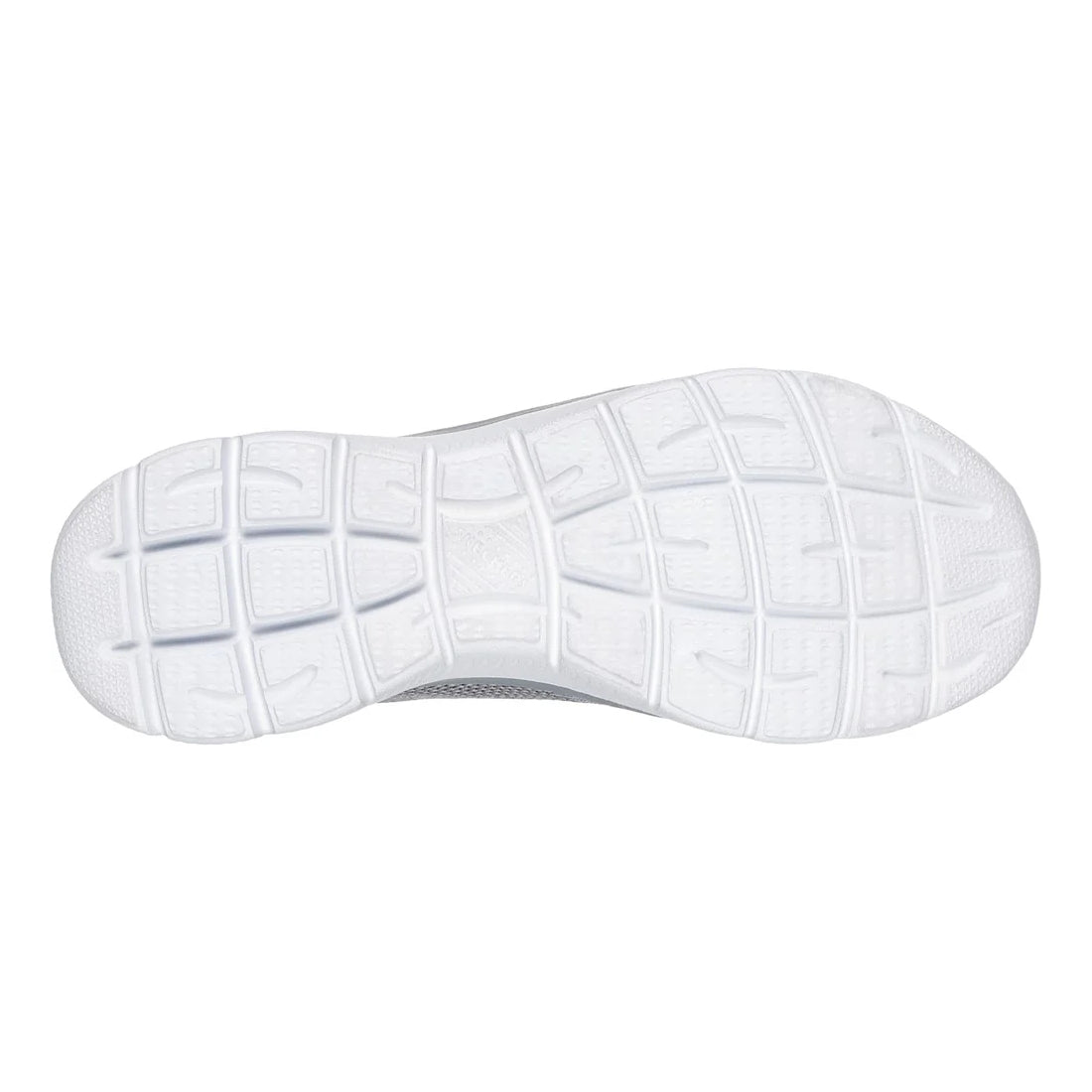 Skechers womens Summits New Nature grey shoes white flexible rubber outsole with textured tread for traction and cushioning