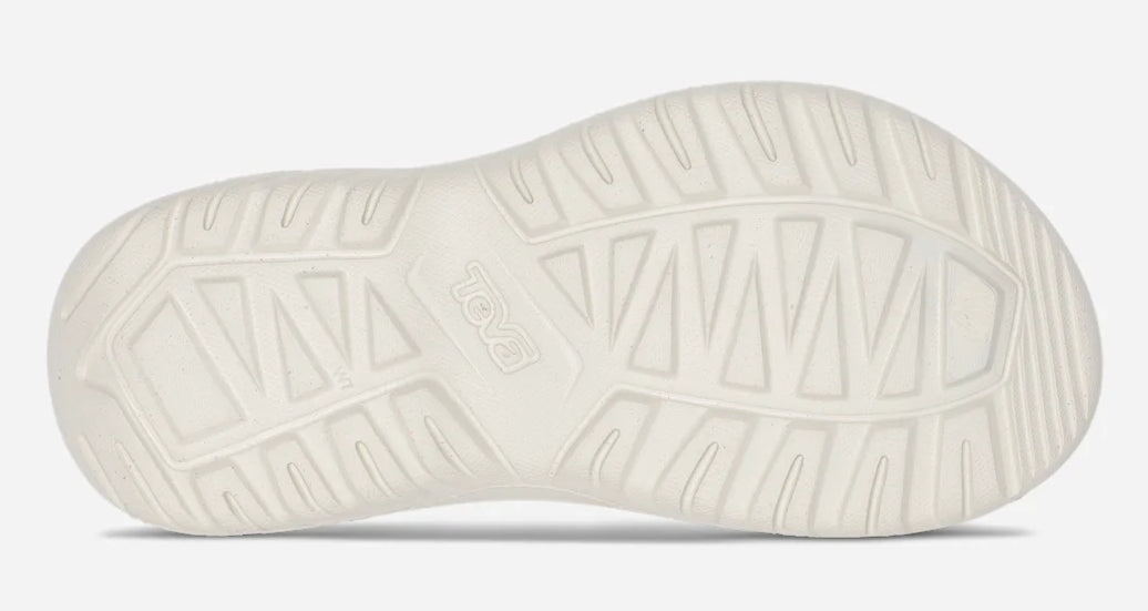 Molded EVA women's Hurricane Drift sandals from Teva in Birch Beige with outsole grips.