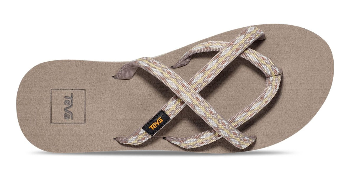 Teva women's Olowahu cross over strap webbing sandals in Kaleidoscope Neutral.