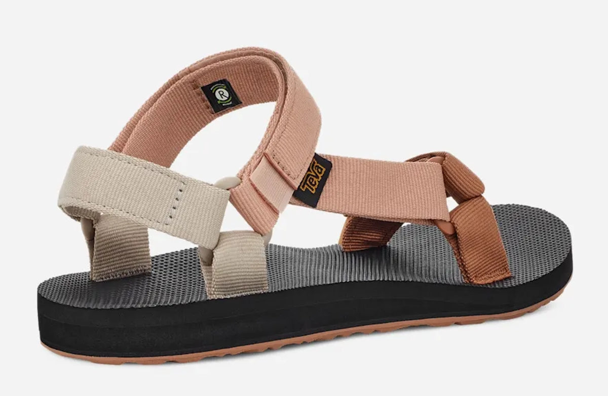 Teva adjustable strap womens sandals in Maple Sugar Multi.
