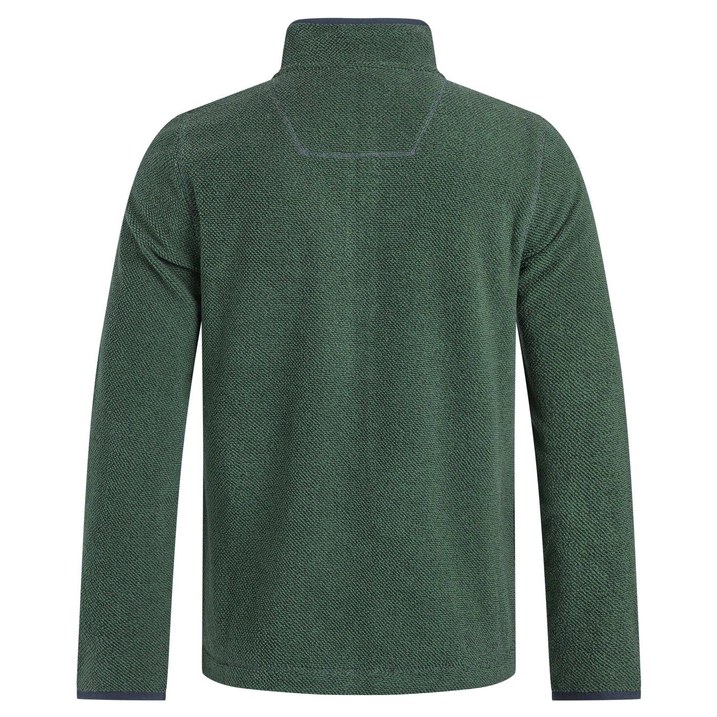 Weird Fish green fleece pullover on a white background