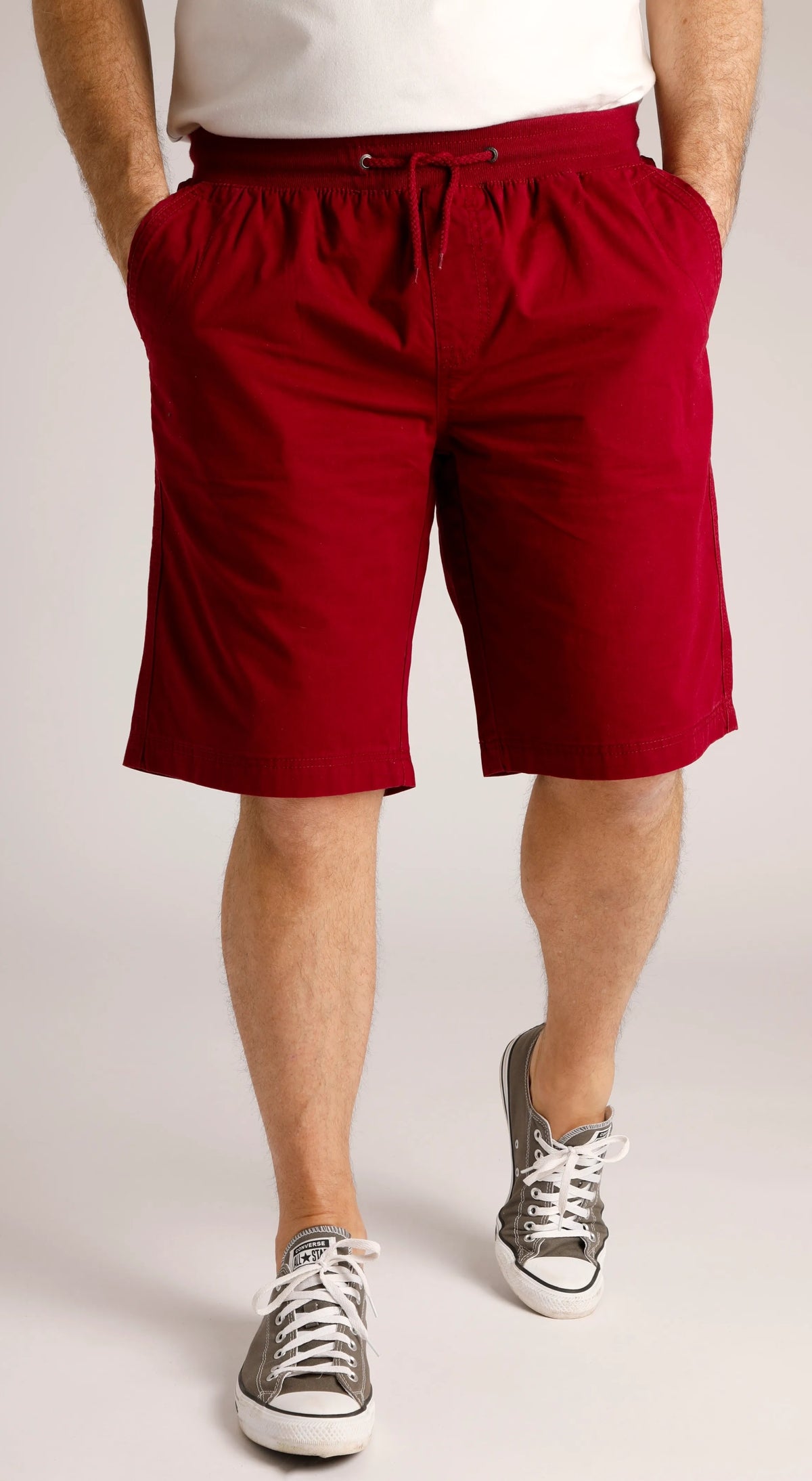 Weird Fish Mens Murrisk Relaxed Casual Shorts - Garnet Red