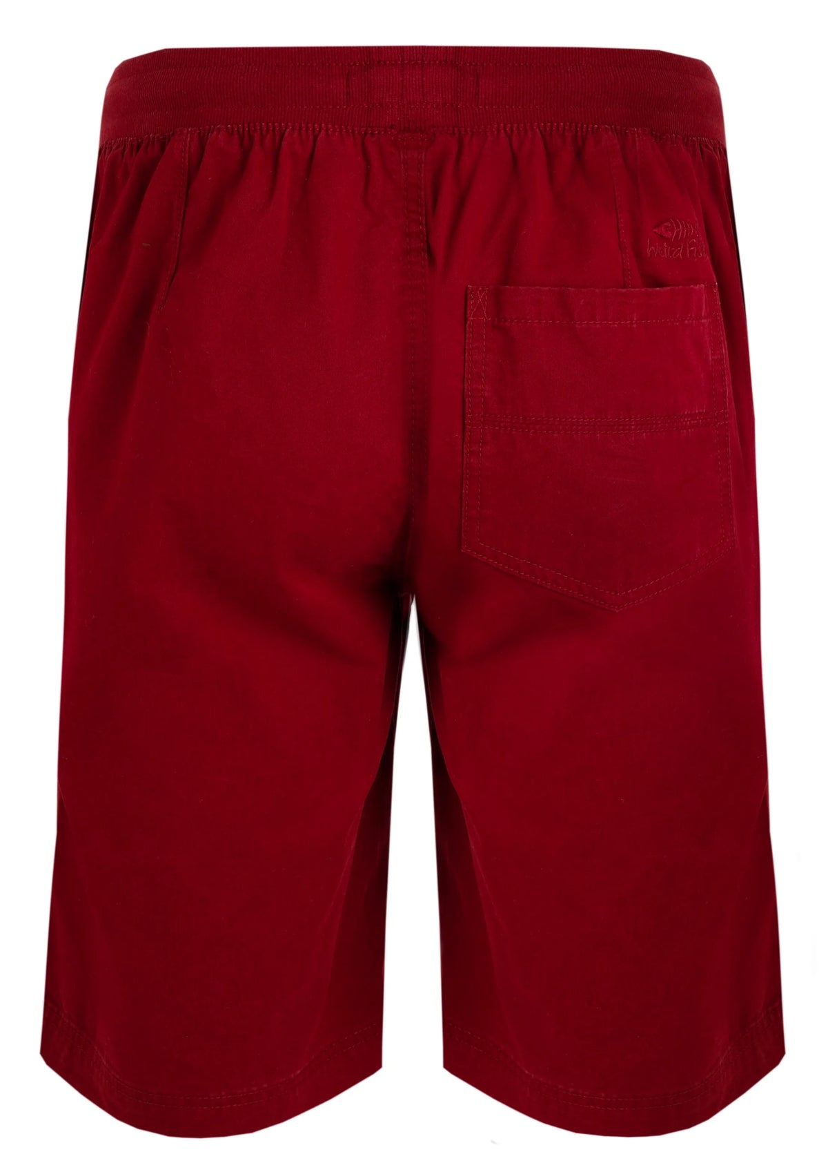 Weird Fish Mens Murrisk Relaxed Casual Shorts - Garnet Red