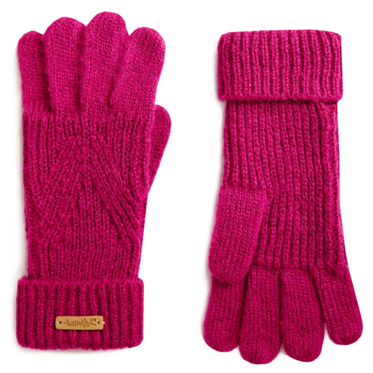 Weird Fish Womens Begonia Eco Gloves - Magenta