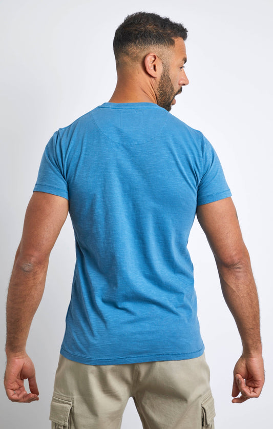 Weird Fish Mens Irvine Pocket Tee - Dark Blue