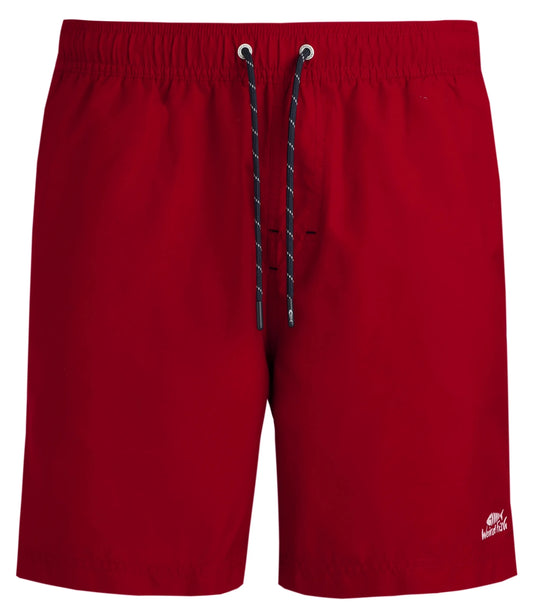 Weird Fish Mens Banning Swim Shorts - Garnet Red