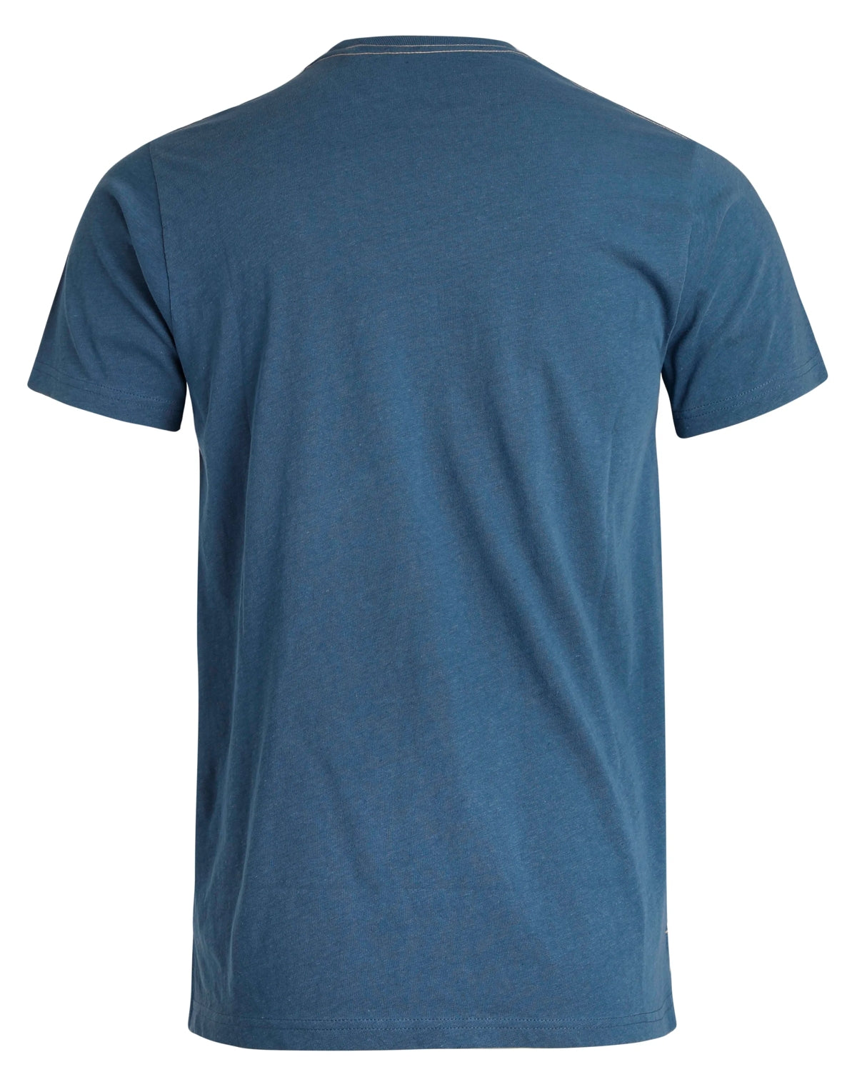 Weird Fish Mens Shoreline Linen Rich Printed Tee - Ensign Blue